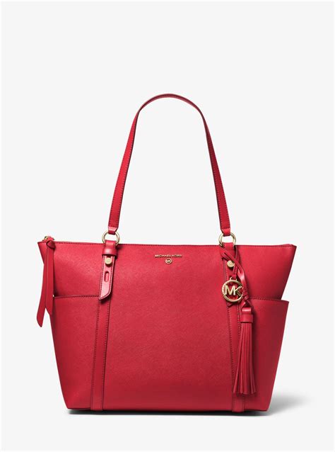 michael kors saffiano tote large|sullivan large multifunction leather tote.